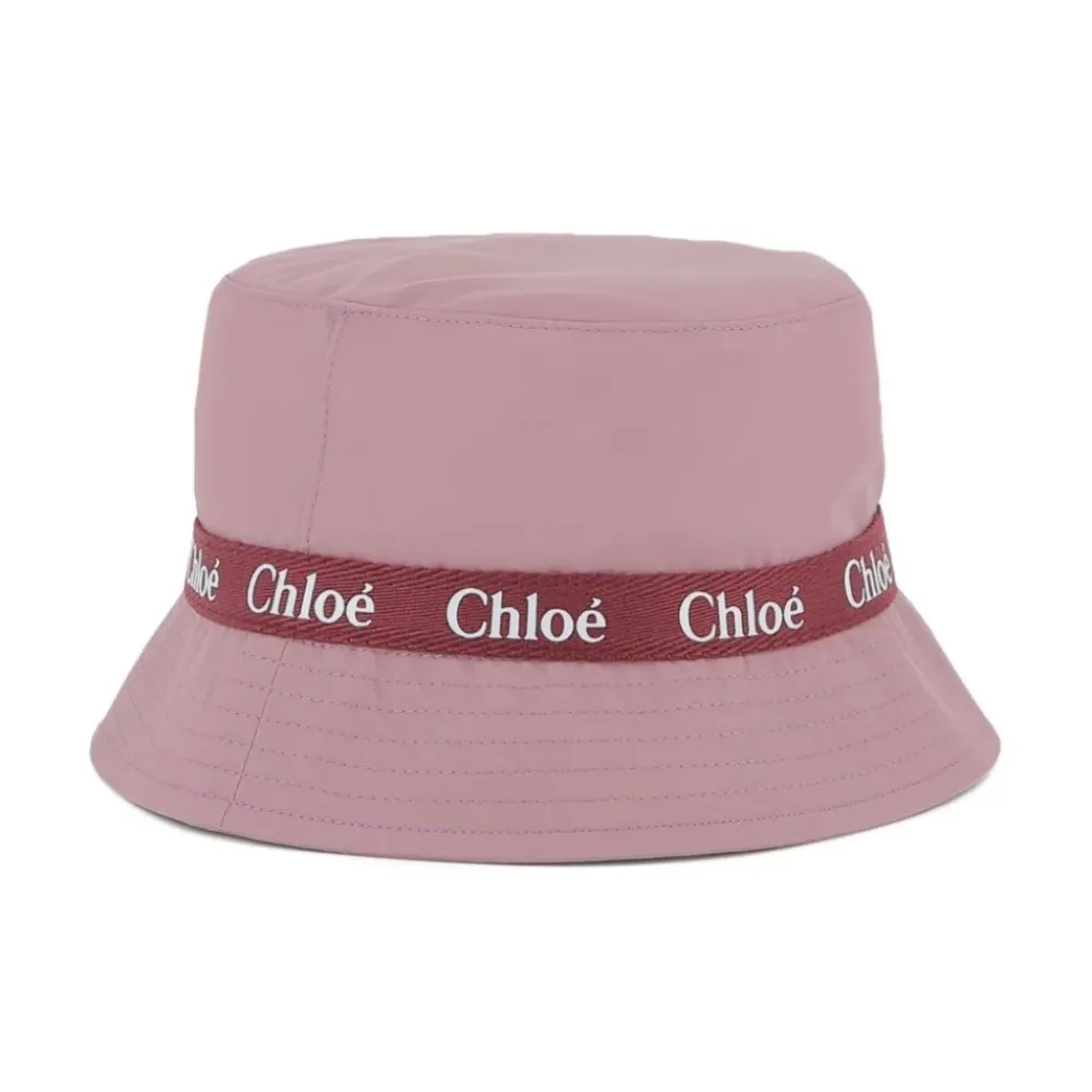Huer & Kasketter^Chloé Logo-Band Bucket Hat Lilla