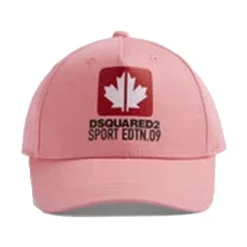 Huer & Kasketter^Dsquared2 Logo-broderet bomuldskasket Pink