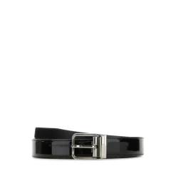 Bælter^Dolce & Gabbana Logo-fri Lakbælte Sort