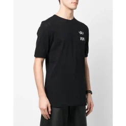 T-Shirts<1017 ALYX 9SM Logo-Print Bomulds T-shirt Sort