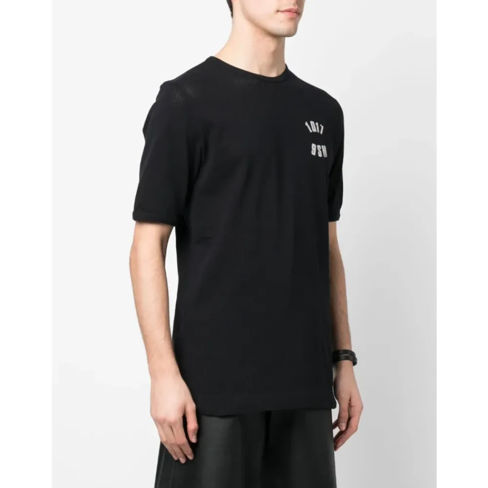 T-Shirts<1017 ALYX 9SM Logo-Print Bomulds T-shirt Sort