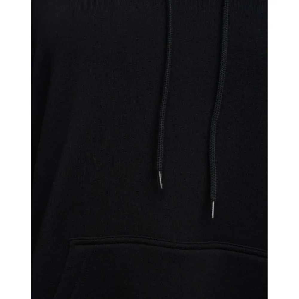 Striktrøjer & Sweatere<MSGM Logo-Print Højhalset Sweatshirt Sort
