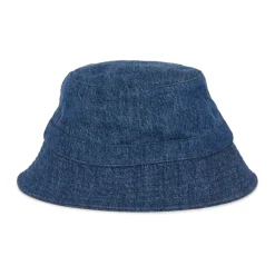 Huer & Kasketter^A.P.C. Logo-Printet Bucket Hat med Smal Skygge Blå