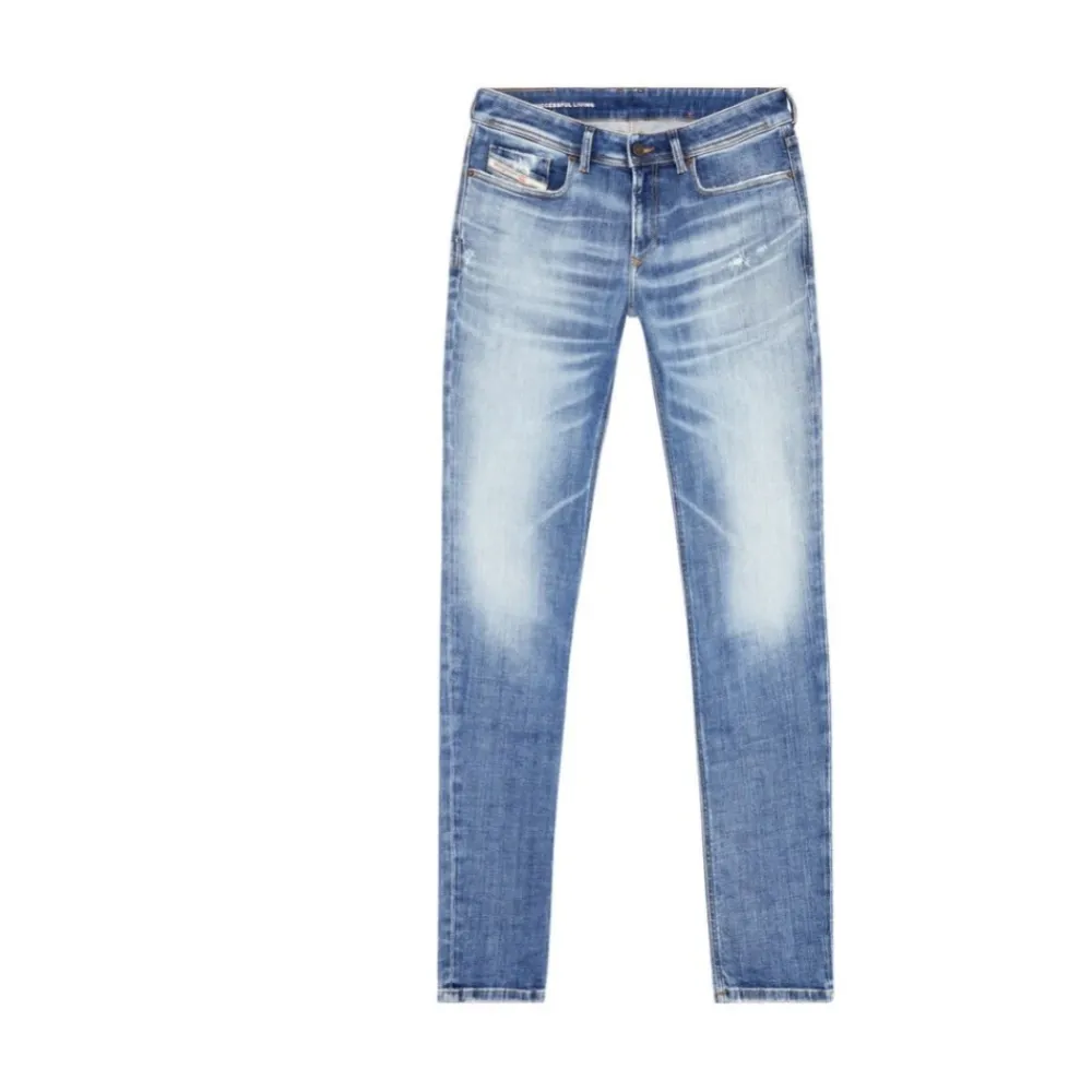 Jeans^Diesel 5-lomme Jeans til Mænd 1979 SLEENKER Blå