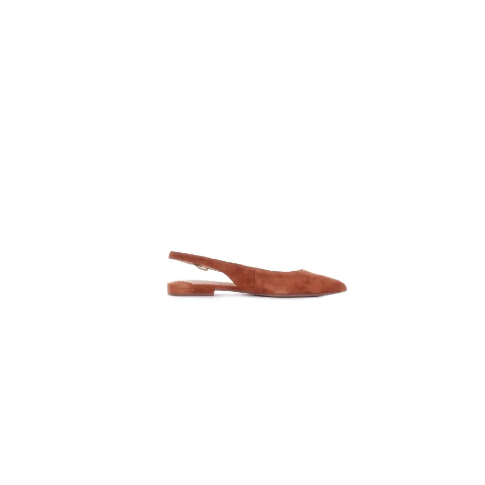 Ballerina Sko<Ralph Lauren Londyn SLBCK Brun