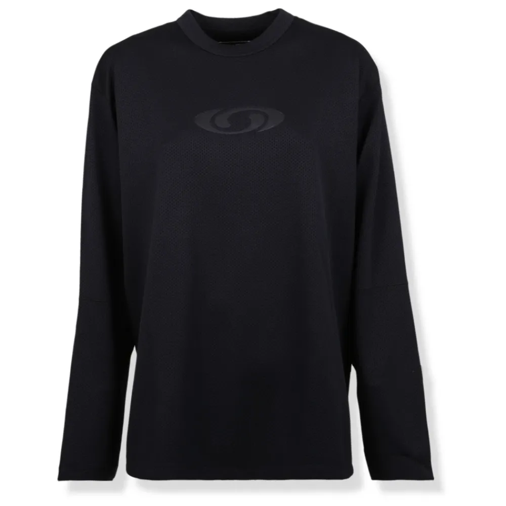 T-Shirts & Toppe|Træningstrøjer<MM6 Maison Margiela Longsleeve Shirt Sort