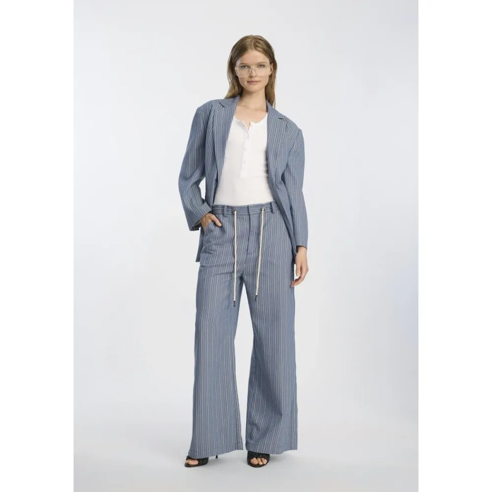 Bukser<Munthe Loose-fit Jeans Blå