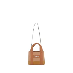 Tasker<Chloé Lærredstaske Beige Brun