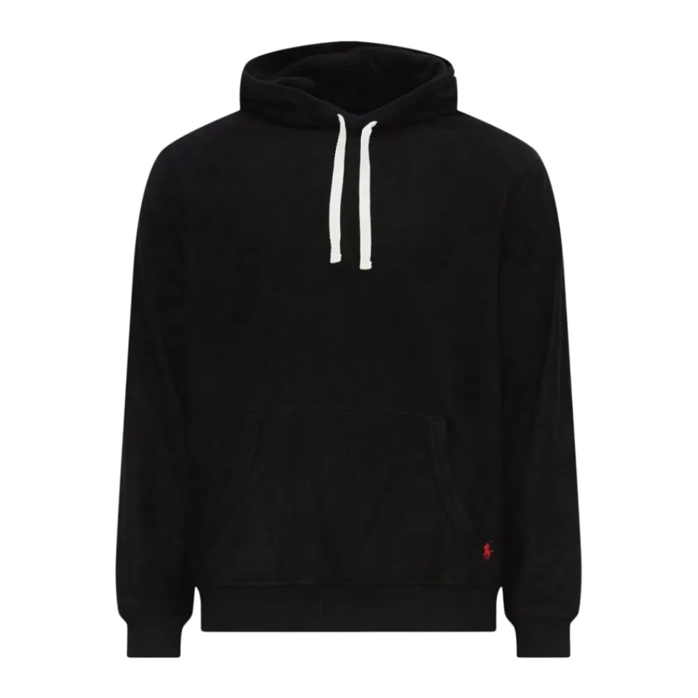 Trøjer^Ralph Lauren L/S Hættetrøje Sleep Top Sort