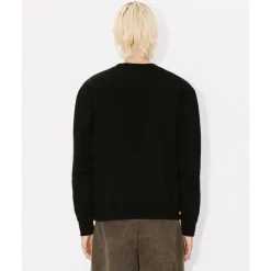 Sweatshirts<Kenzo Lucky Tiger Broderet Sweatshirt Sort