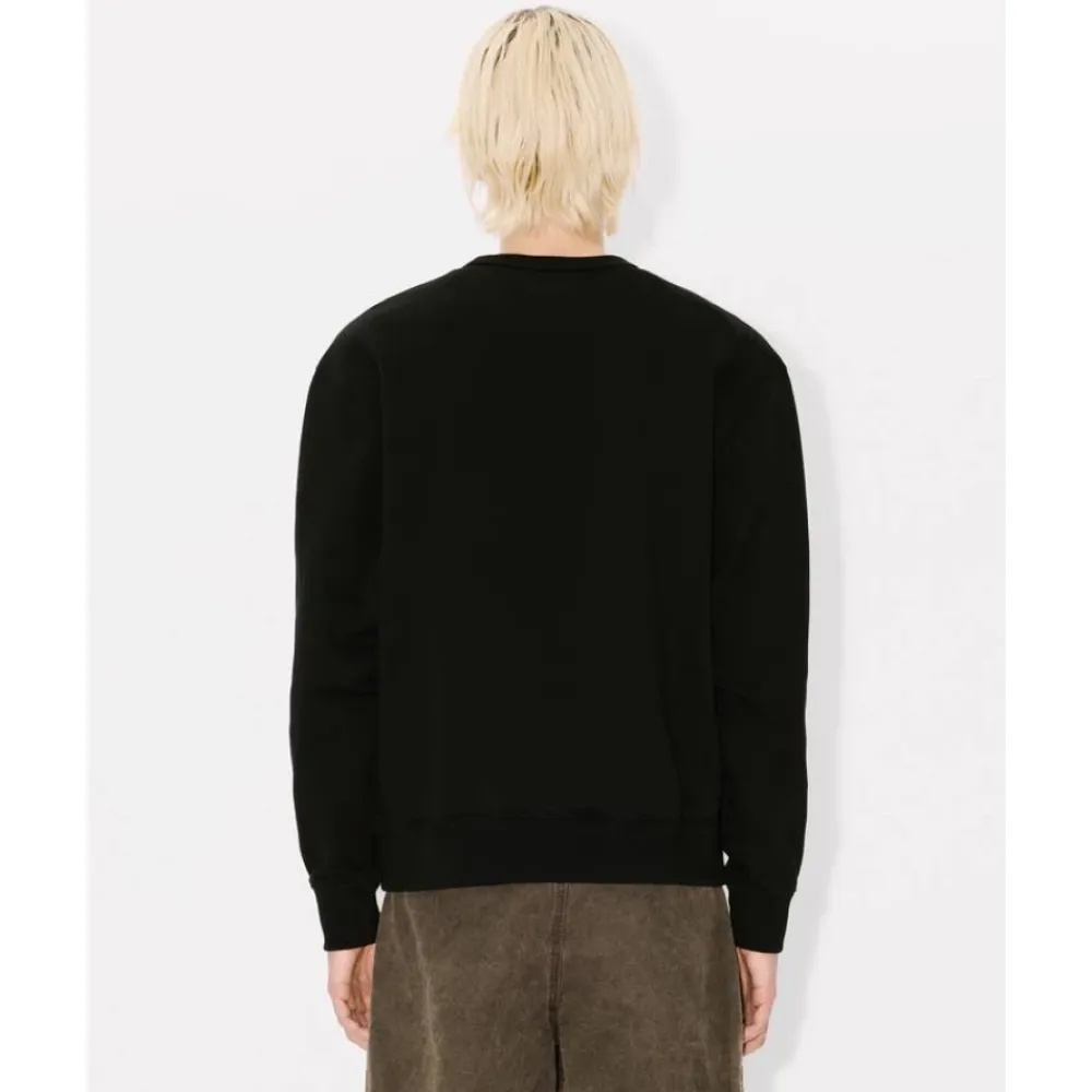 Sweatshirts<Kenzo Lucky Tiger Broderet Sweatshirt Sort