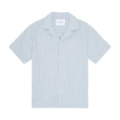 Skjorter^Les Deux Lukas Short Sleeve Shirt Blå