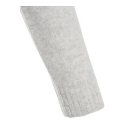 Strik^Dondup Luksuriøs Cashmere Sweater Høj Krave Grå