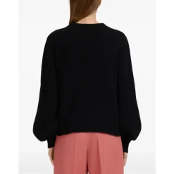 Striktrøjer & Sweatere<Marni Luksuriøs Cashmere Sweater AW25 Sort
