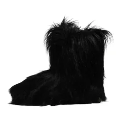 Vinterstøvler|Støvler^Dolce & Gabbana Luksuriøse Faux Fur Mid-Calf Støvler Sort