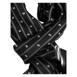 Halstørklæder Og Tørklæder^Dolce & Gabbana Luksuriøst Frynser Foulard Tørklæde Sort