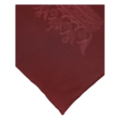 Halstørklæder Og Tørklæder<Dolce & Gabbana Luksuriøst Maroon Silk Crown Foulard Tørklæde Brun