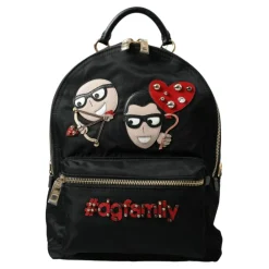 Rygsække<Dolce & Gabbana Luksus Prydet Rygsæk Sort