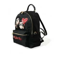 Rygsække<Dolce & Gabbana Luksus Prydet Rygsæk Sort