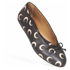 Ballerina Sko^Marine Serre Luna Bow Ballerina Sort