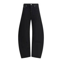 Jeans<Agolde Luna Pieced Jeans Sort
