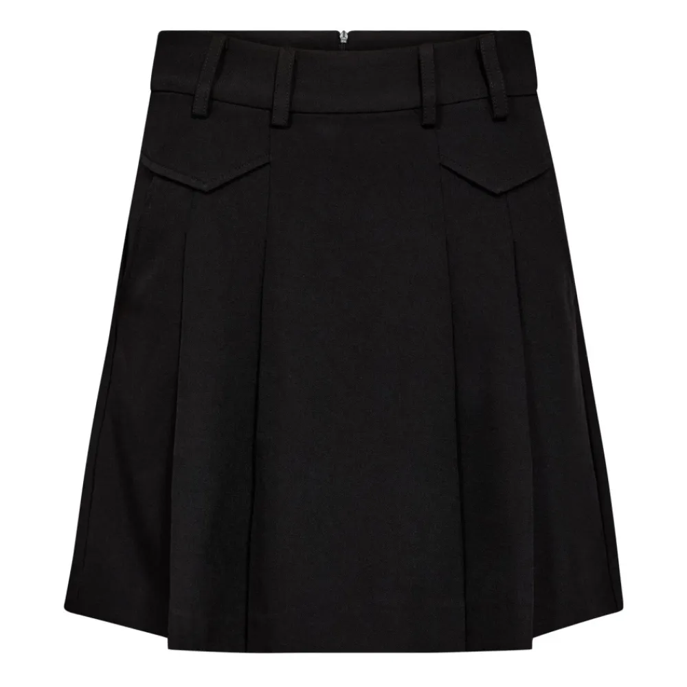 Nederdele<Co'Couture LunaCC Pocket Pleat Mini Skirt Sort