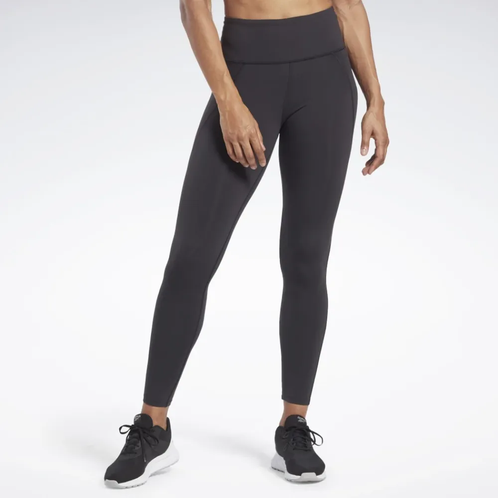 Bukser<Reebok Lux High Rise Tight Leggings Sort
