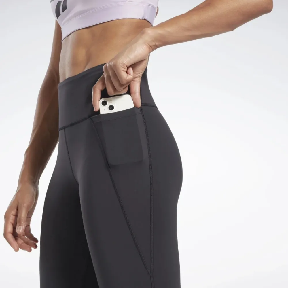 Bukser<Reebok Lux High Rise Tight Leggings Sort