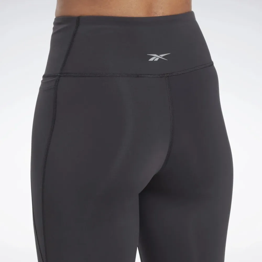 Bukser<Reebok Lux High Rise Tight Leggings Sort