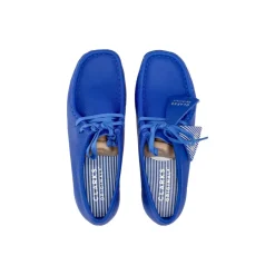 Snøresko<Clarks Lyse Læder Wallabee Lifestyle Sko Blå