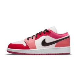 Sneakers^Jordan Lyserød Lav Top Sneakers Multifarvet