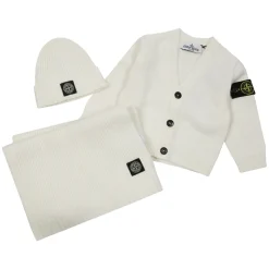 Bodystocking & Sæt<Stone Island M200001 Kit i Uld Cashmere Hvid