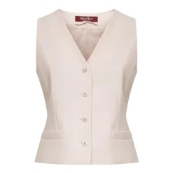Jakker<Max Mara Studio Madia Vest Pink