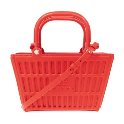 Bæltetasker<Balenciaga Mag Small Basket Bag Rød
