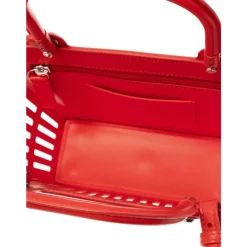 Bæltetasker<Balenciaga Mag Small Basket Bag Rød