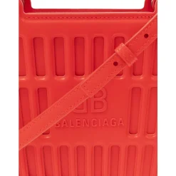 Bæltetasker<Balenciaga Mag Small Basket Bag Rød