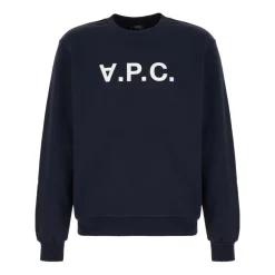 Trøjer|Sweatshirts<A.P.C. Maglieria Sweatshirt Blå