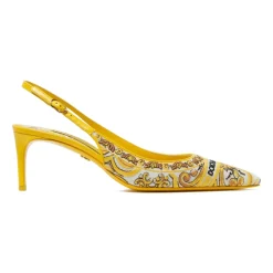 Pumps^Dolce & Gabbana Maiolica Mønster Slingback Hæle Multifarvet