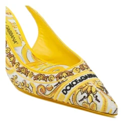 Pumps^Dolce & Gabbana Maiolica Mønster Slingback Hæle Multifarvet