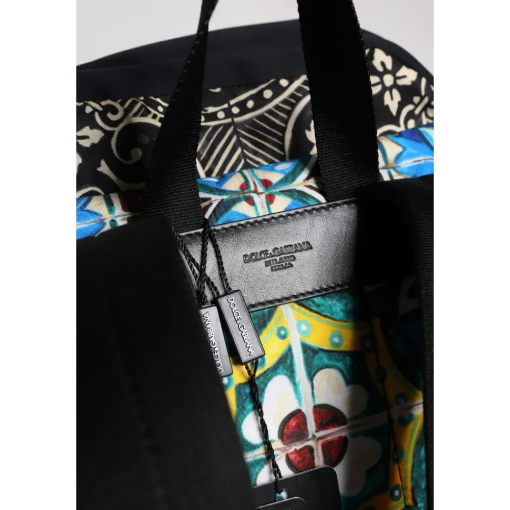 Rygsække^Dolce & Gabbana Maiolica Print Rygsæk Multifarvet