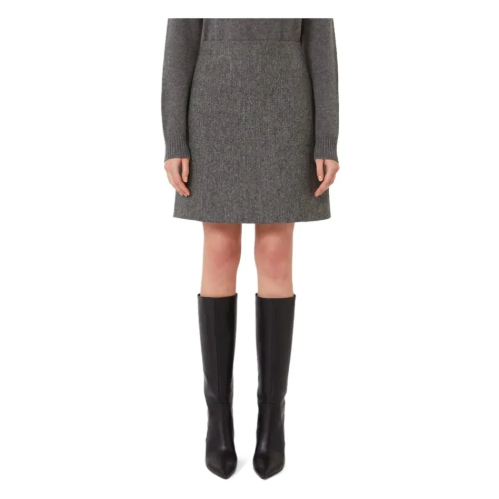 Nederdele<Weekend Max Mara Marche Skirt Grå