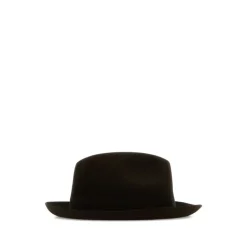 Huer, Kasketter & Hatte^Borsalino Marengo Medium Brim Brun