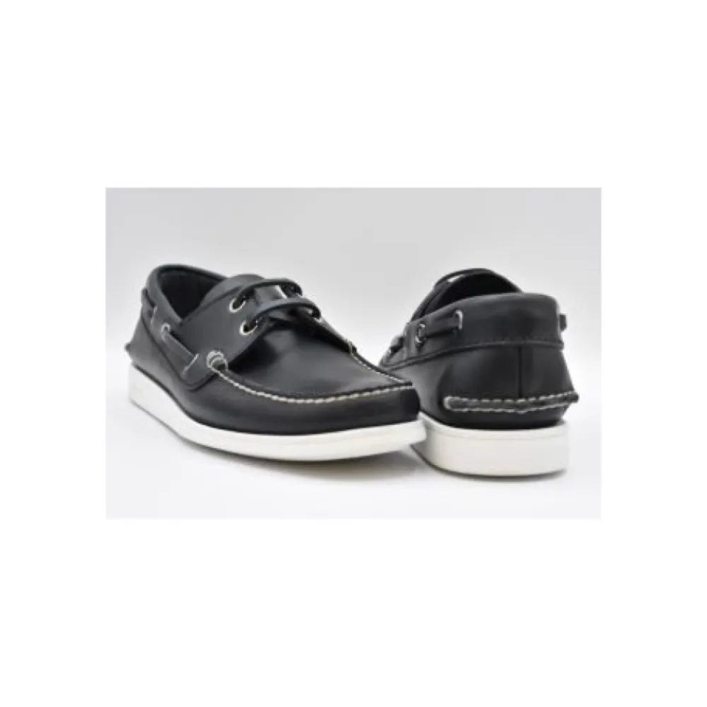 Sejlersko^Church's Marske Boat Shoe Blå