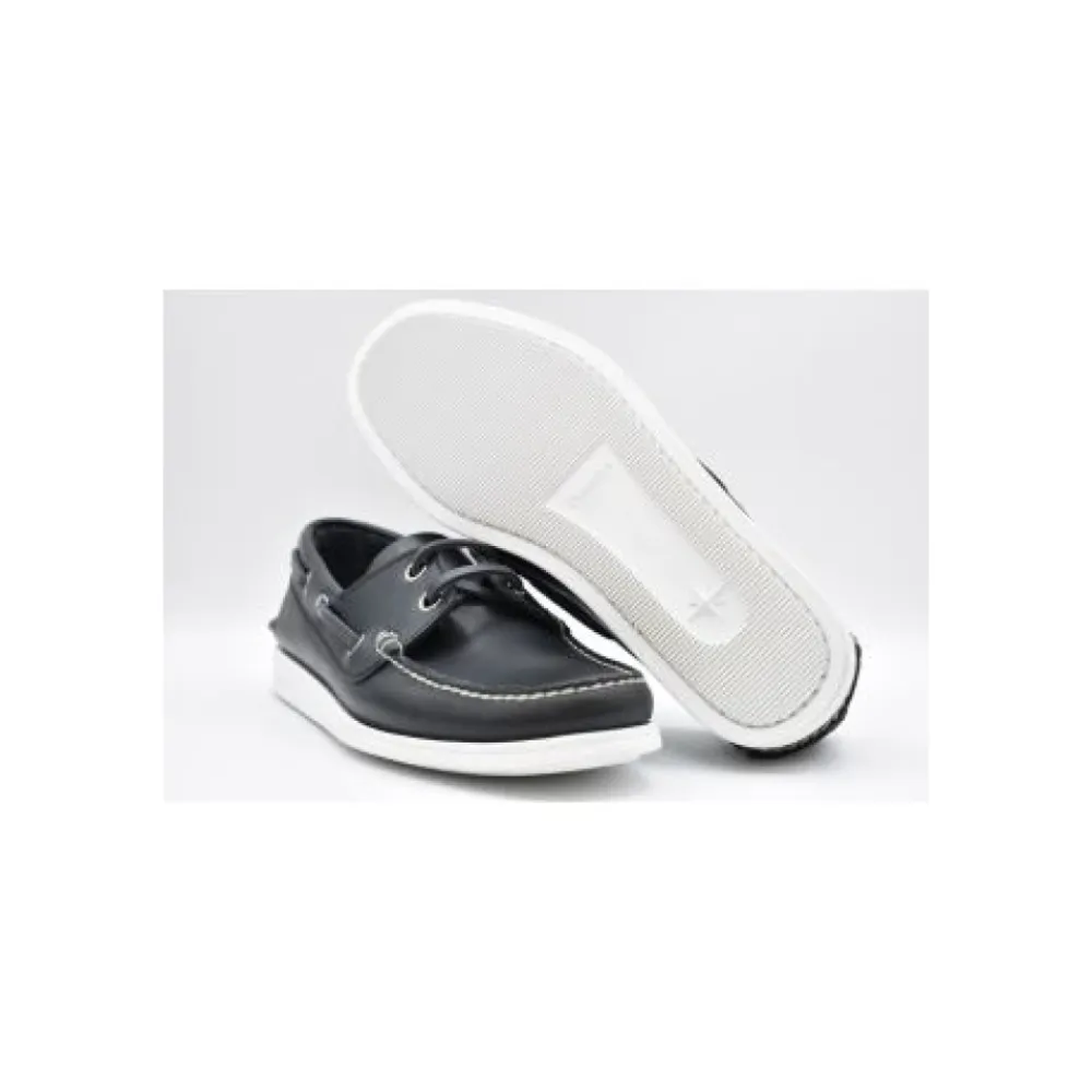 Sejlersko^Church's Marske Boat Shoe Blå
