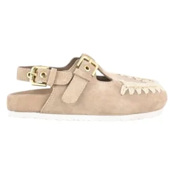 Sandaler^Mou Mary Jane Sandaler Beige