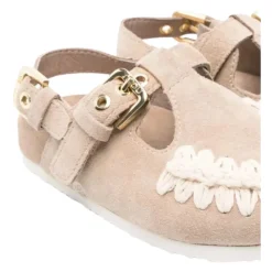 Sandaler^Mou Mary Jane Sandaler Beige
