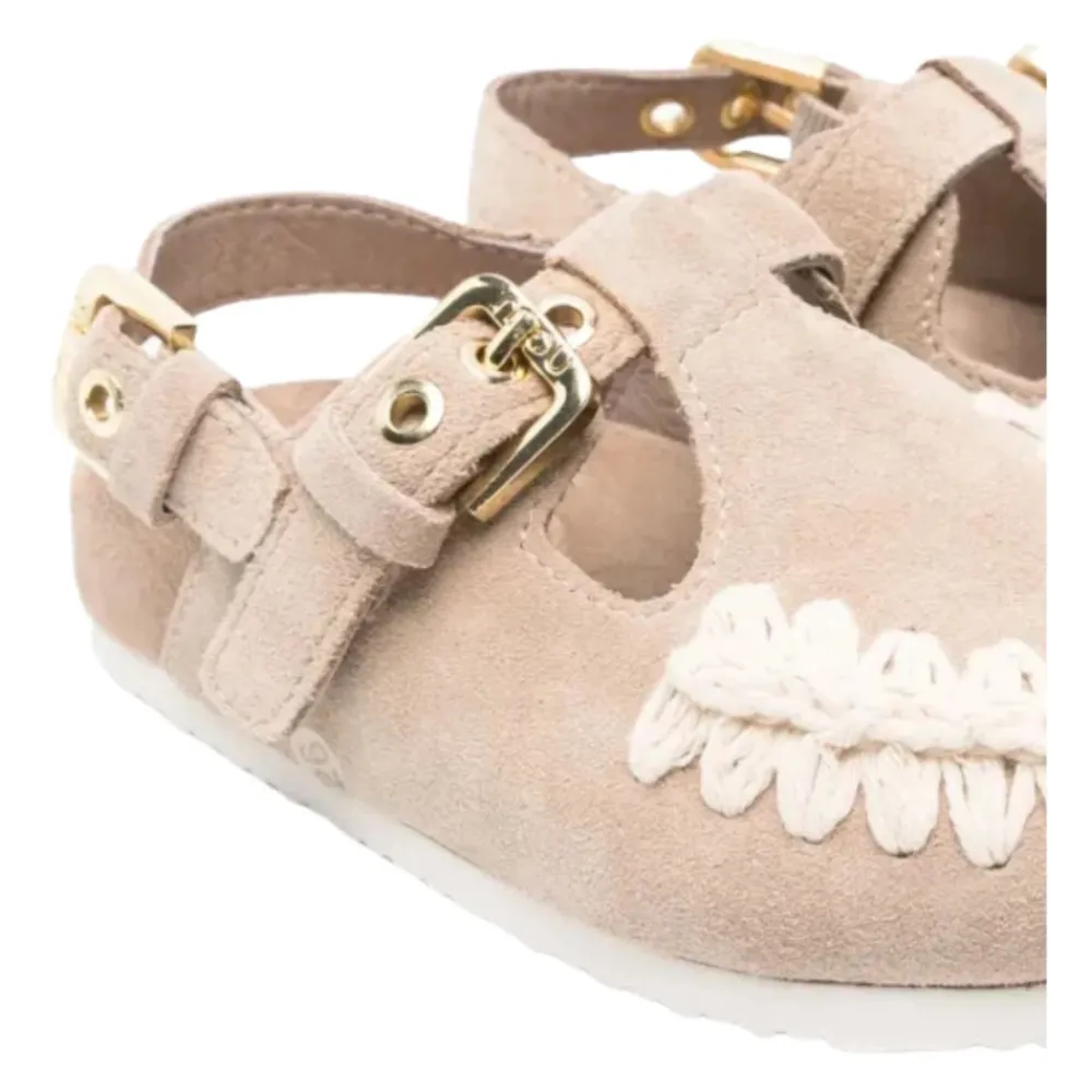 Sandaler^Mou Mary Jane Sandaler Beige