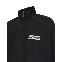 Jakker^Balenciaga Masking Tape Tracksuit Jacket Sort