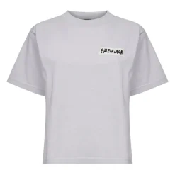 T-Shirts^Balenciaga Masking Tape T-Shirt Hvid