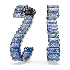 Smykker^Swarovski Matrix Baguette Drop Øreringe Blå